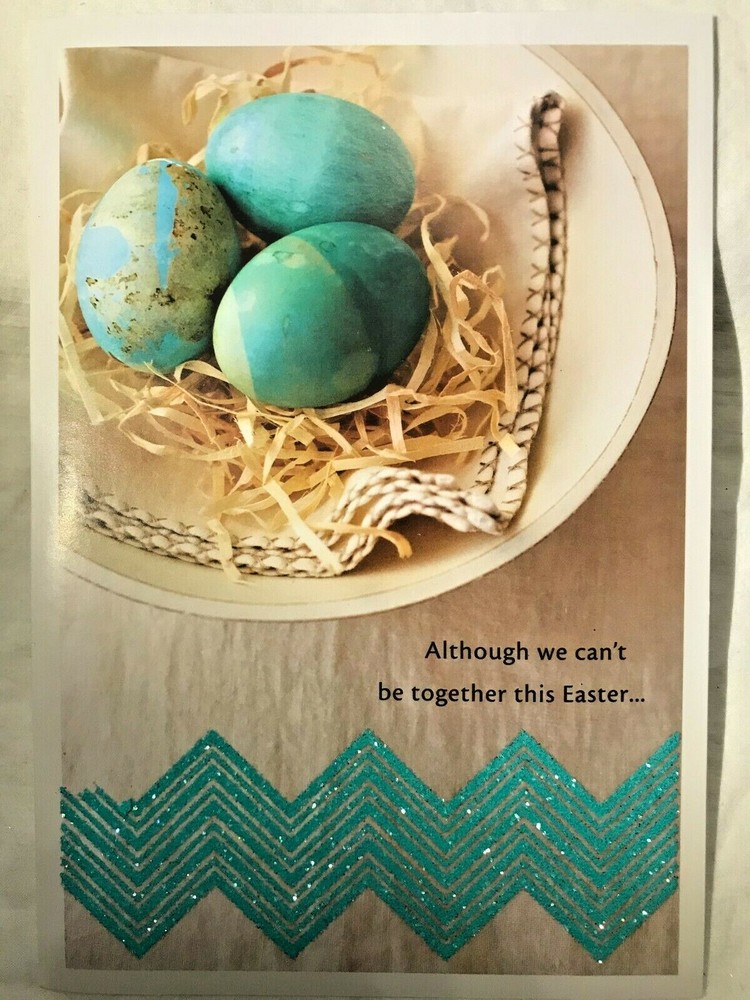 Hallmark Easter Greeting Card "Although we can't be together this... NEW (A12)
