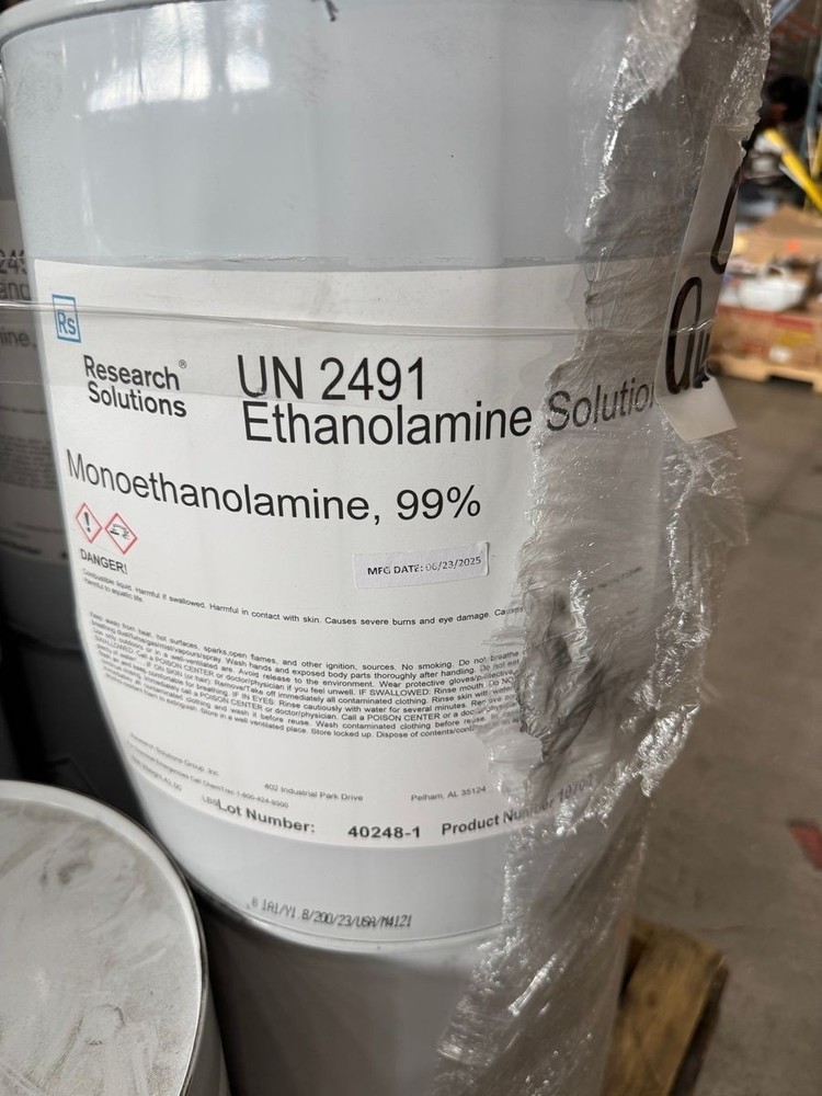 UN 2491 Ethanolamine Solution Monoethanolamine, 99%