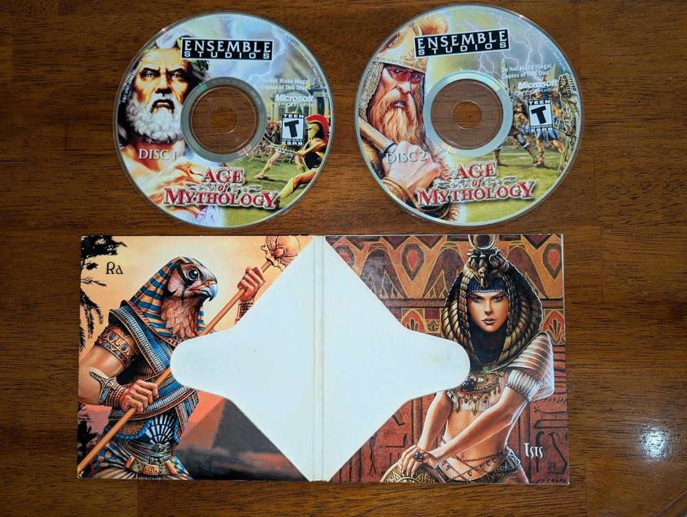 Age of Mythology Microsoft Ensemble Studios PC 2002. 2-disc
