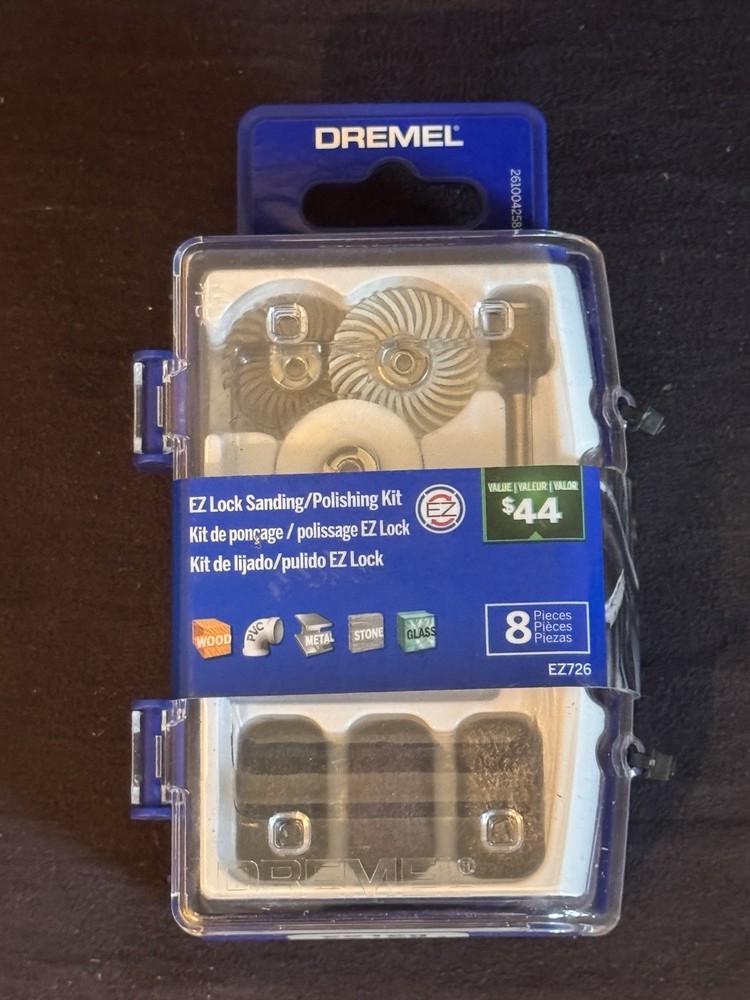 Dremel EZ Lock Sanding/Polishing Kit 8 pc
