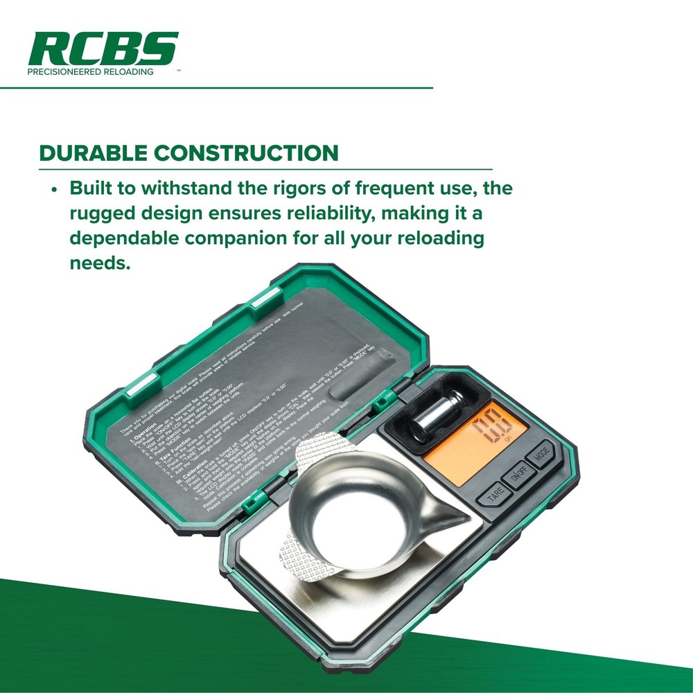 RCBS 1500 Grain Pocket Scale_98914, Green