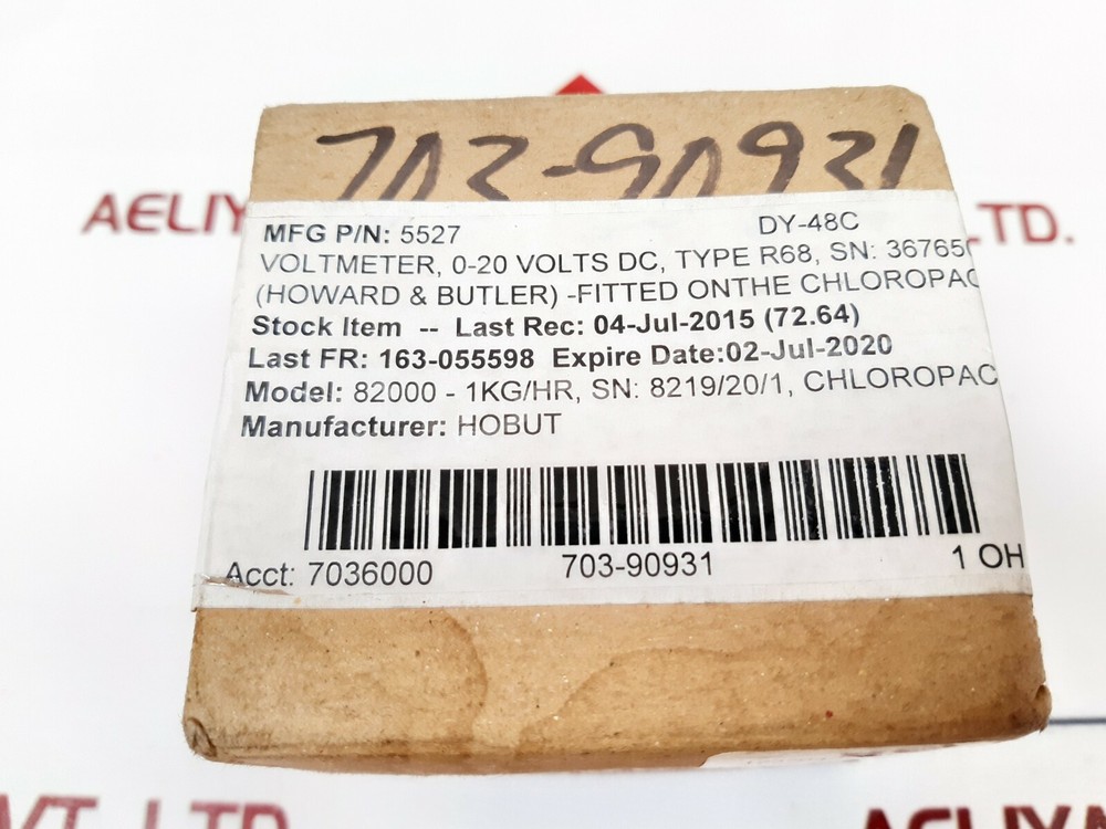 Hobut R68 Voltmeter 5527 DY-48C