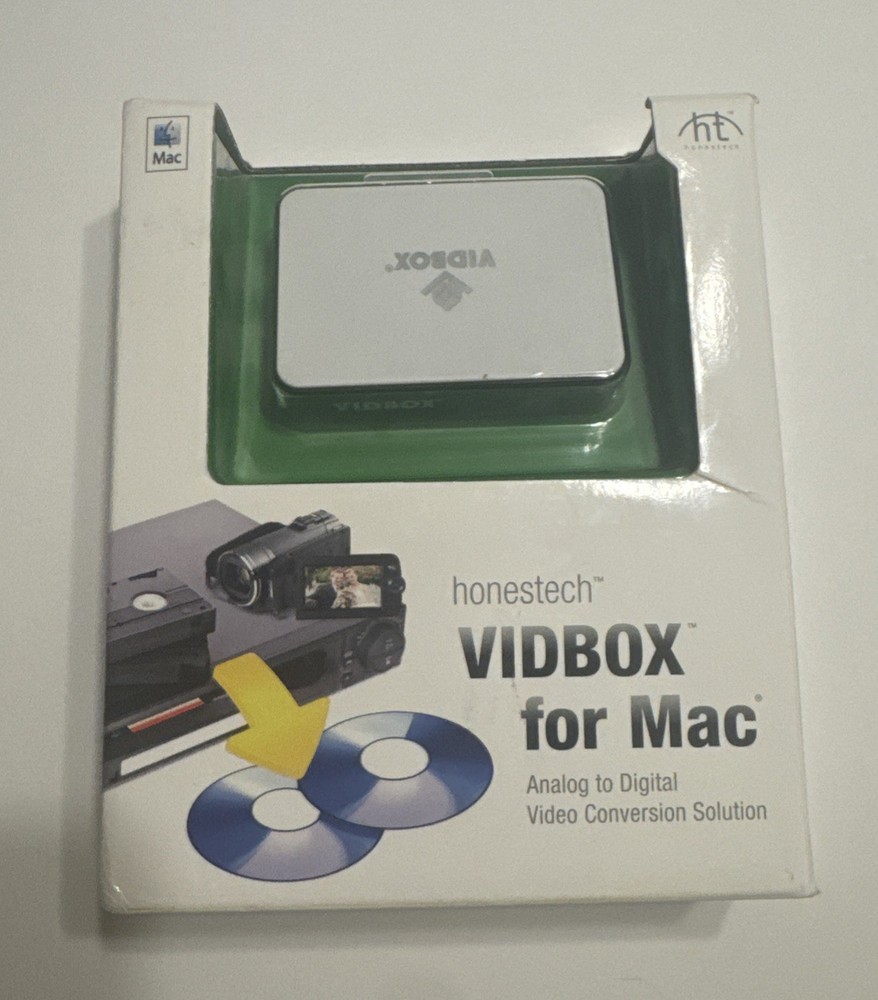 Honestech Vidbox For Mac Analog to Digital Video Conversion Solution Open Box