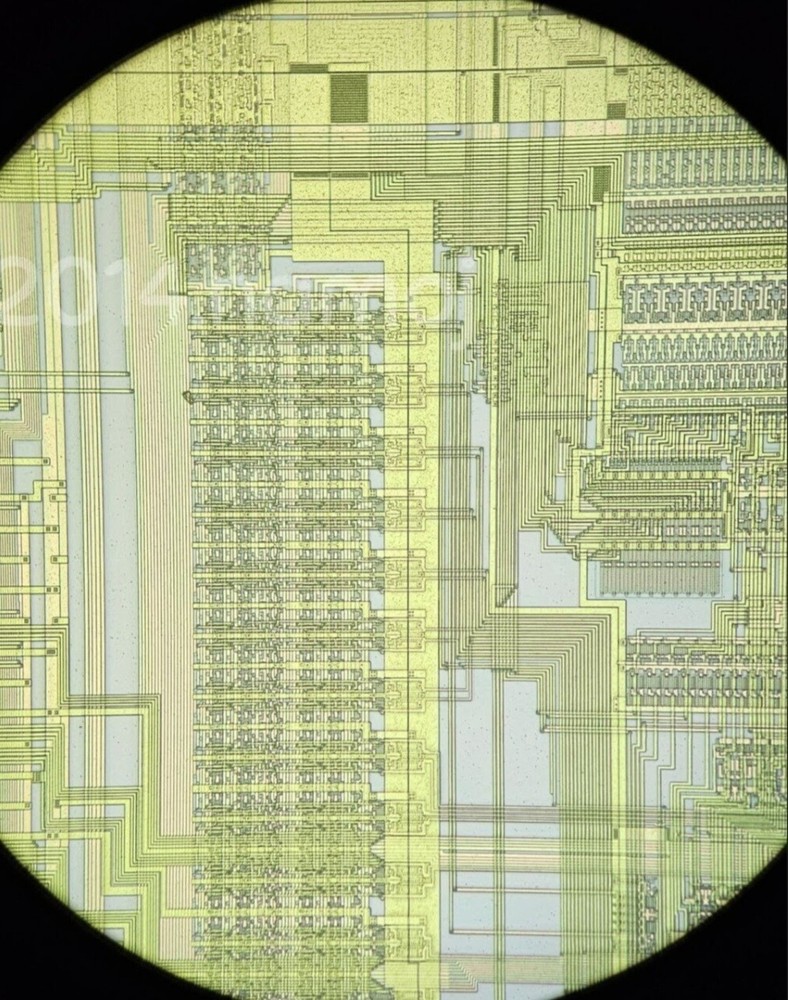 CPU Die - Military circuitry iteration of a popular intel i960 microprocessor