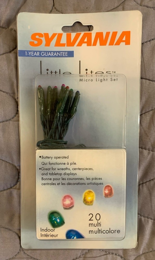 Sylvania Little Lites Micro Light Set Battery Operated