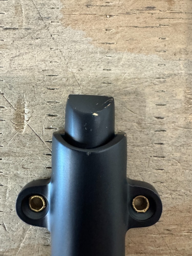 Emtek 8511US19 Surface Bolt with Strikes and Screws, Flat Black *READ*