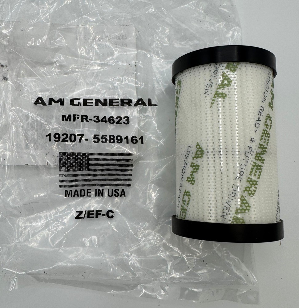 AM General 5589161 Fuel Filter for HMMWV (Basic, A1 & A2 variants) with O-Ring