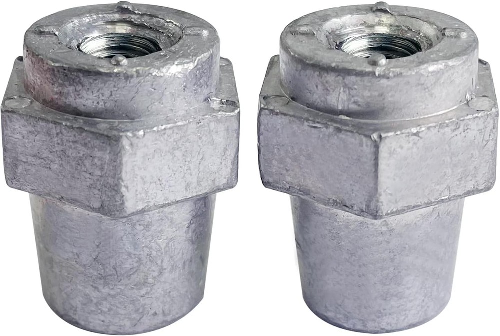 5/16"-18 Thread Battery Terminal Post Adapter Female Lead Stud Extension 2 Pack