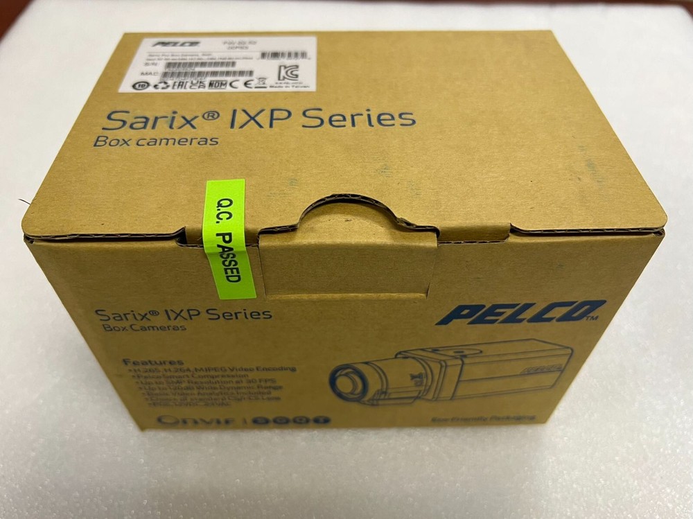 Pelco IXP53 5MP Indoor Network Box Camera (No Lens)