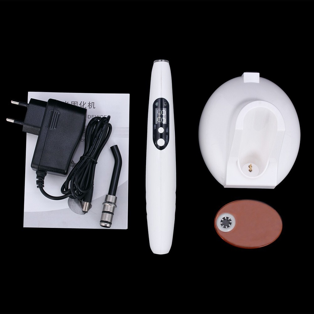 Dental Cordless LED Curing Light Lamp High Wireless Curing Lamp 8 Time setting