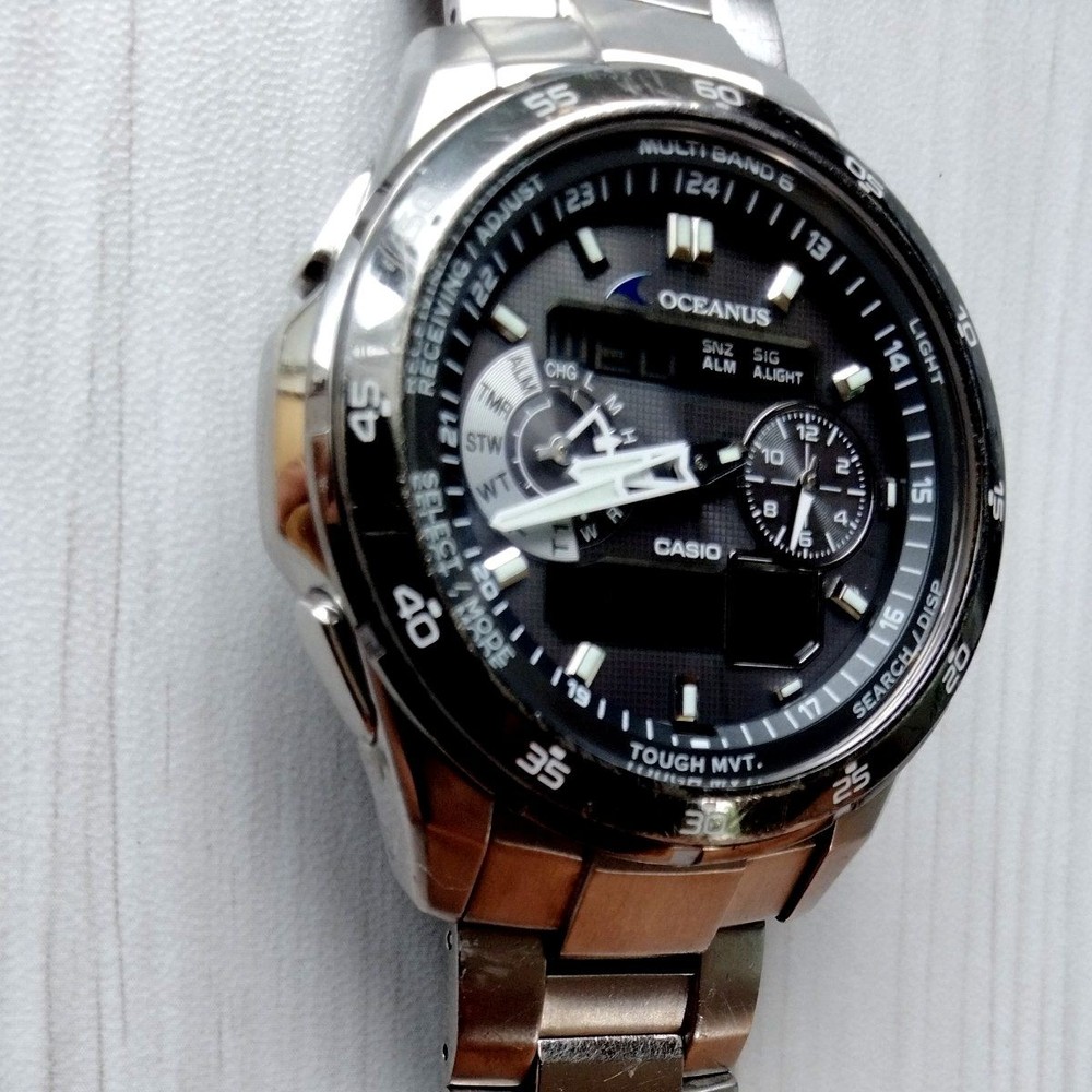 CASIO OCEANUS OCW-T400TB-1AJF Analog-Digital TV, Fully Functional, Wave Ceptor
