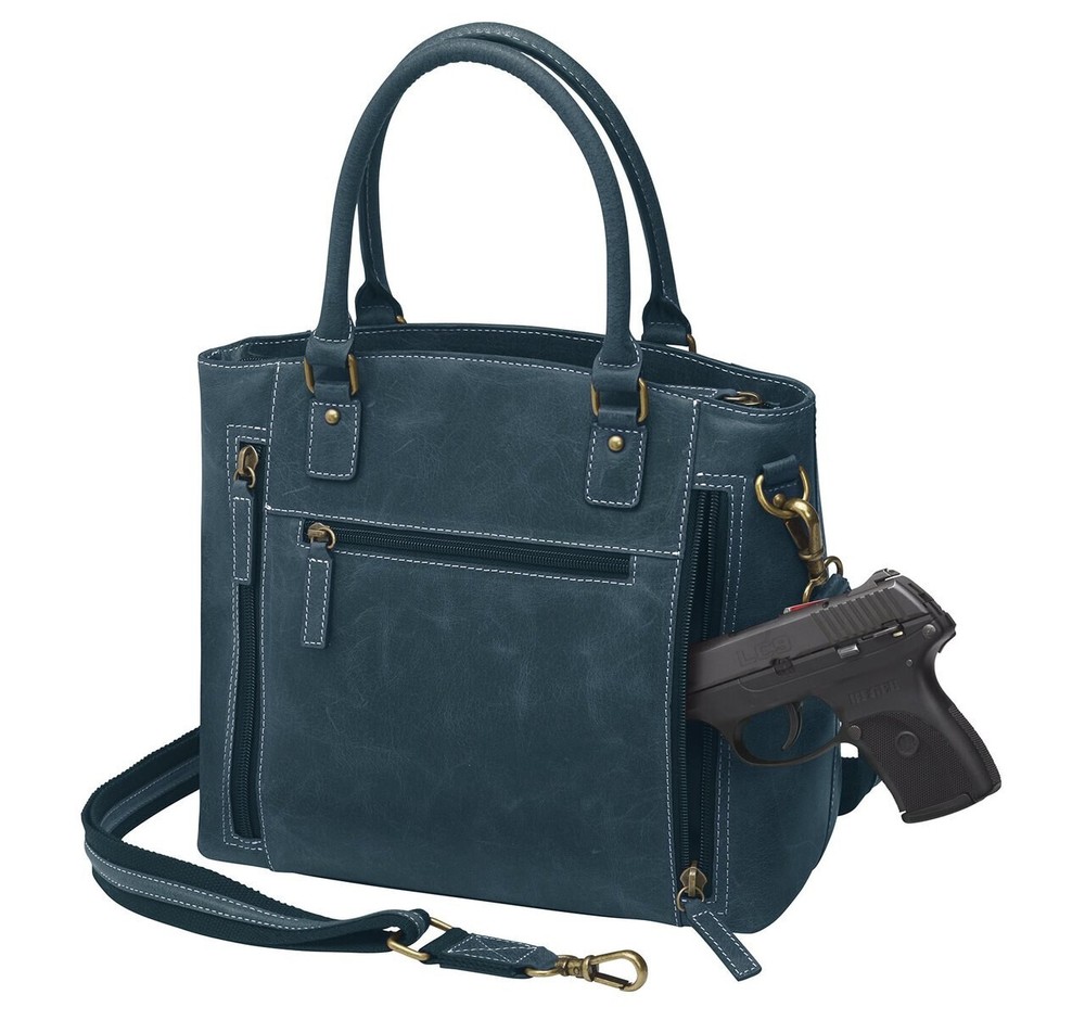 Distressed Leather Town Tote