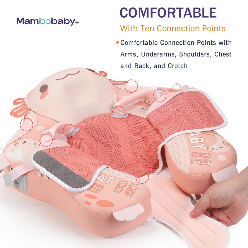 Mambobaby Pool Float Salamander with Canopy