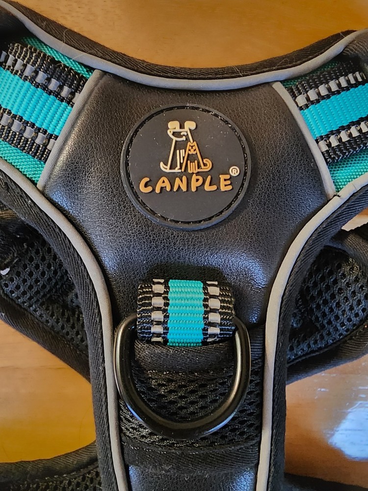 Canple Medium Dog Harness Blue/Teal, Great Condition
