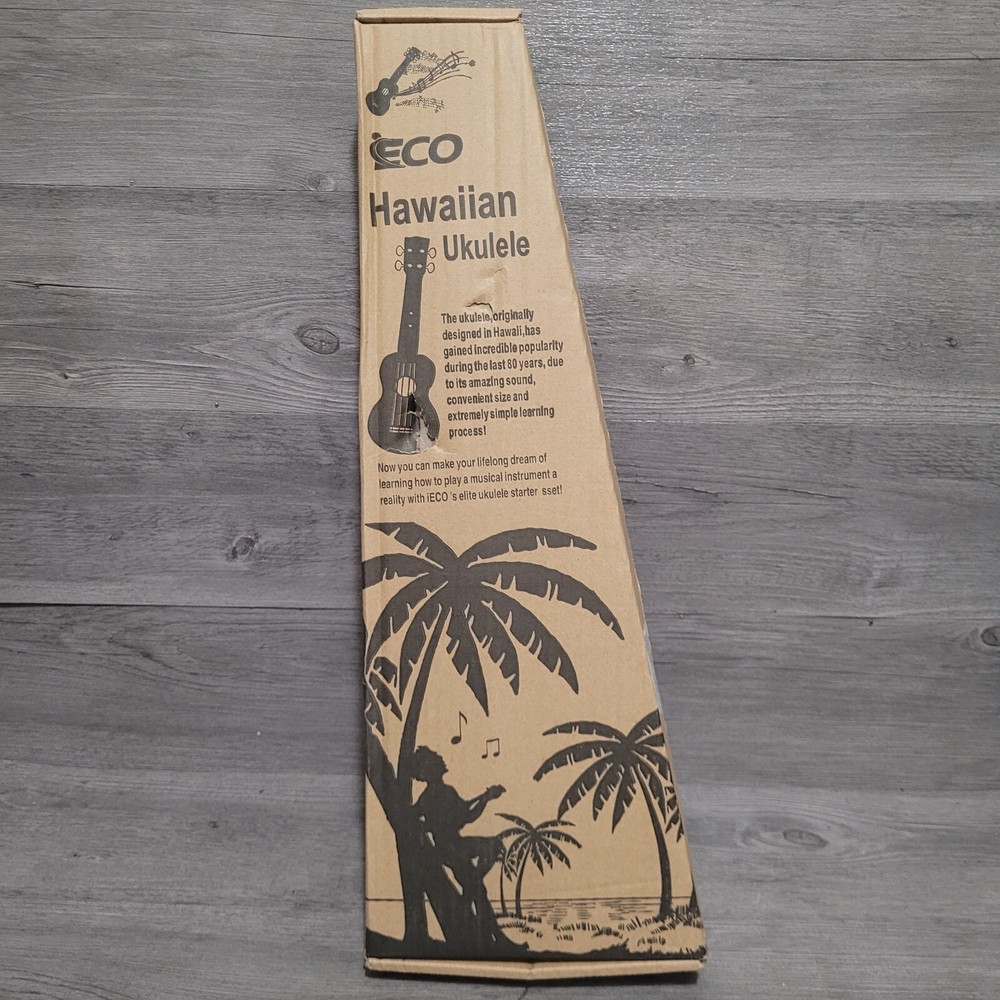 everjoys eco Hawaiian ukalele Brown