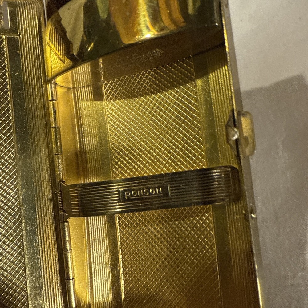 Vintage Ronson Pal Cigarette Case LIGHTER W Box