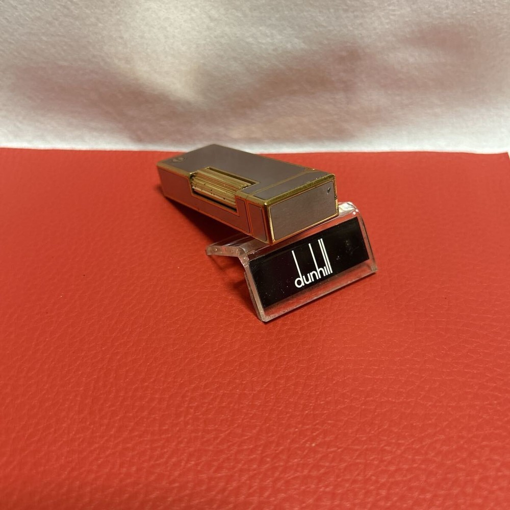 Overhauled Dunhill Rollagas lighter Silver Gold d mark without box