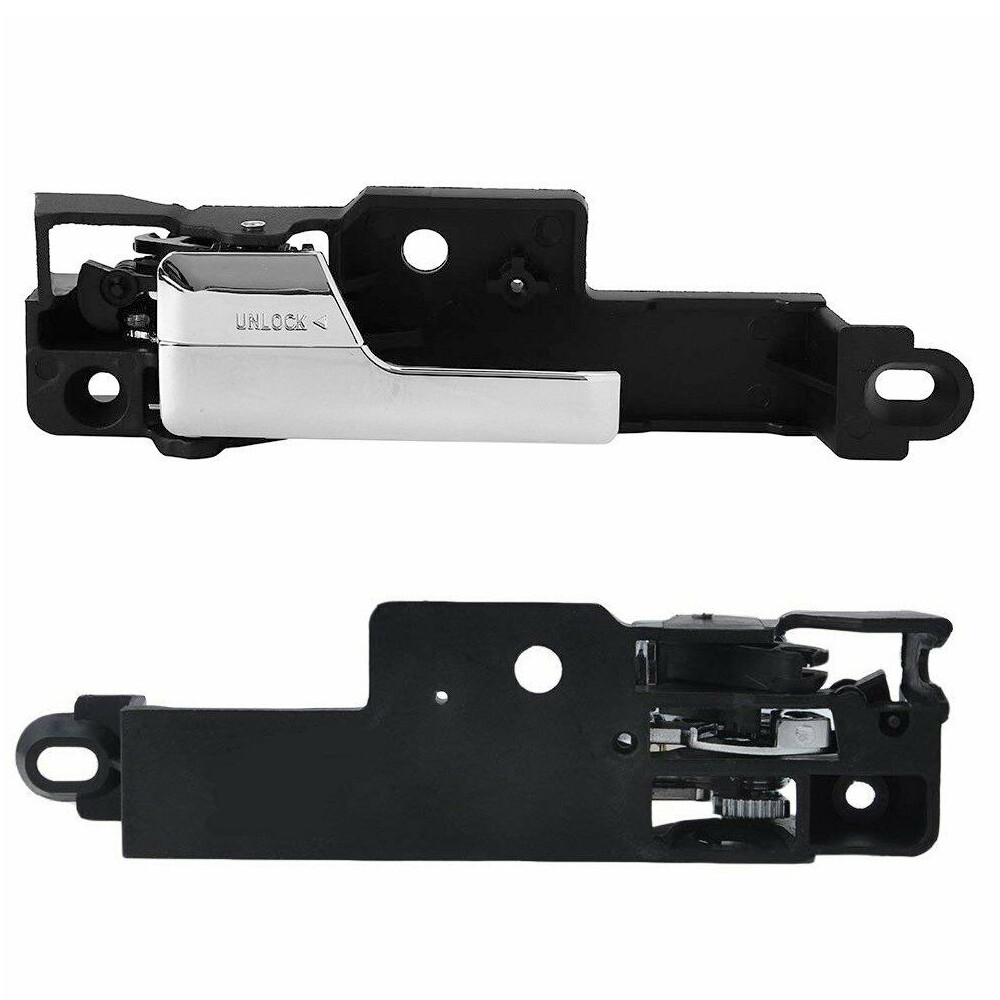 Interior Door Handle Front Left Driver Side Chrome Fit for 2006-2012 Ford Fusion