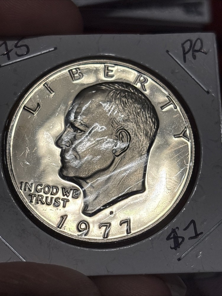 1977-S Eisenhower Proof Dollar Coins