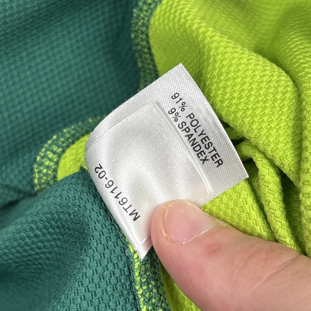 Master's Tech 1/4 Zip Jacket Men's XL Green Performance Stretch Golf Pullover