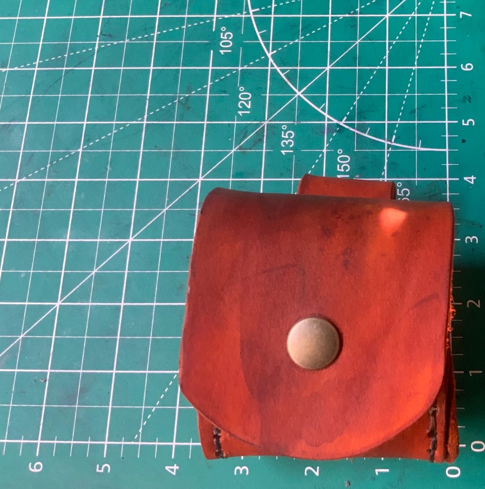 Handmade Leather Speed loader/Cylinder/moon clips Pouch Belt Attach