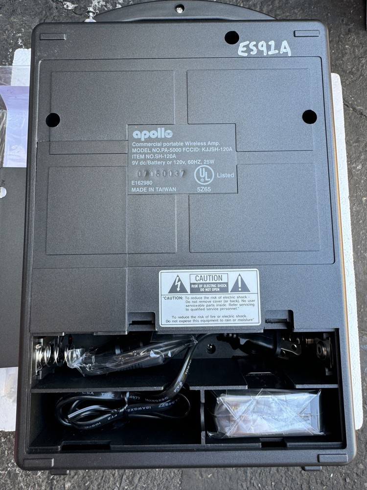 Apollo Portable Cordless Wireless PA 5000 System Wireless