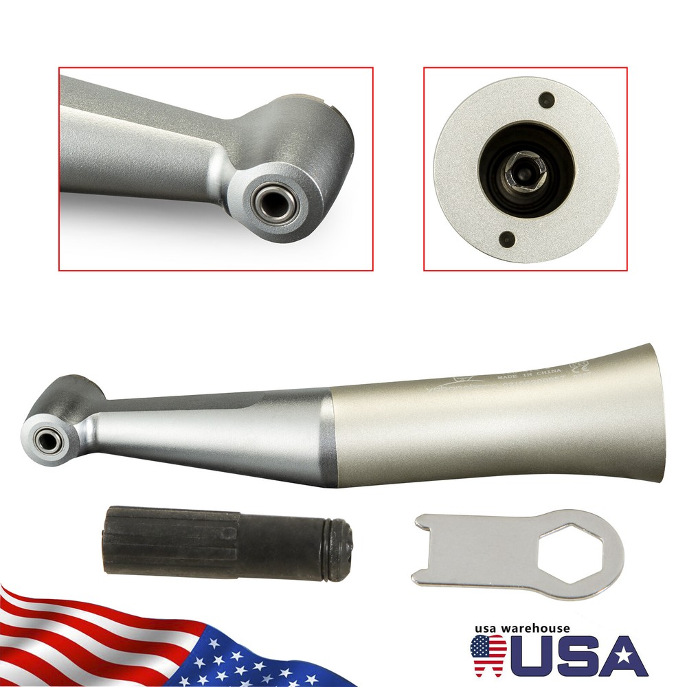 NSK Style Dental Push Button Contra Angle Handpiece Low Speed 1:1 Ratio E-type