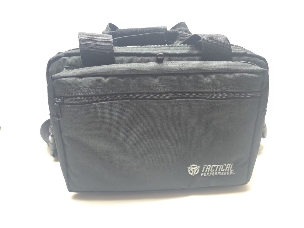 Tactical Performance Shooting Range Bag Black Padded Excellent Condition