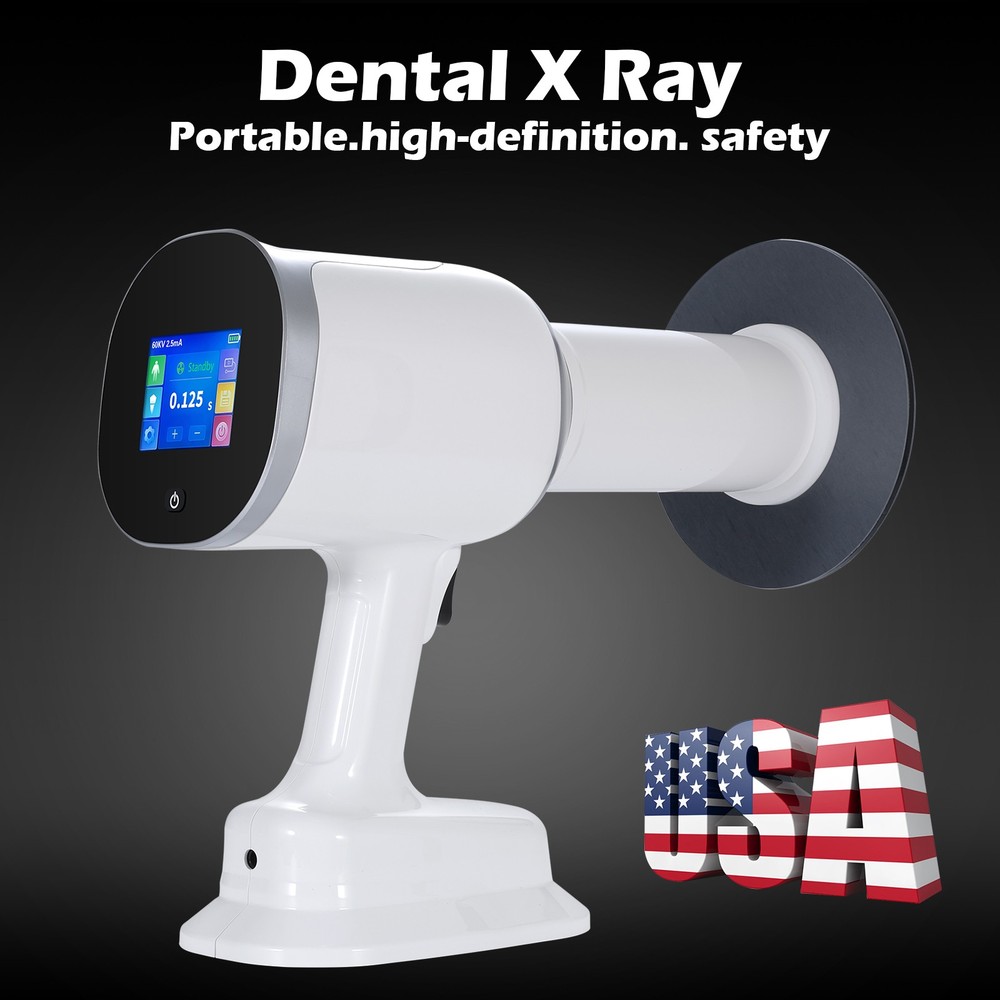 Dental X Mobile Unit System Ray Digital Machine High Frequency with Shield USA