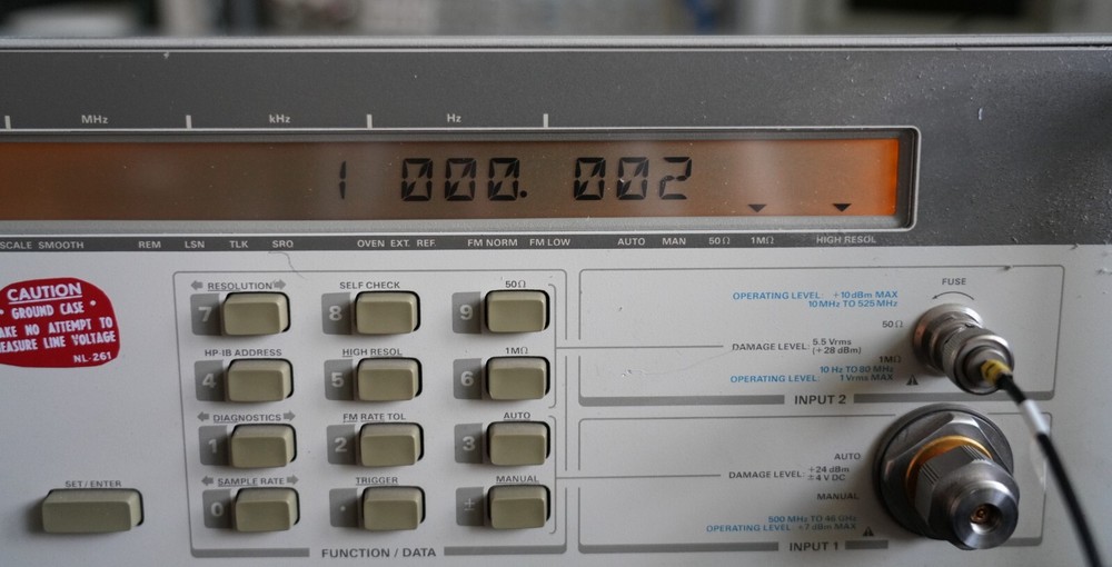 HP 5352B 005 010 46GHz Microwave Frequency Counter