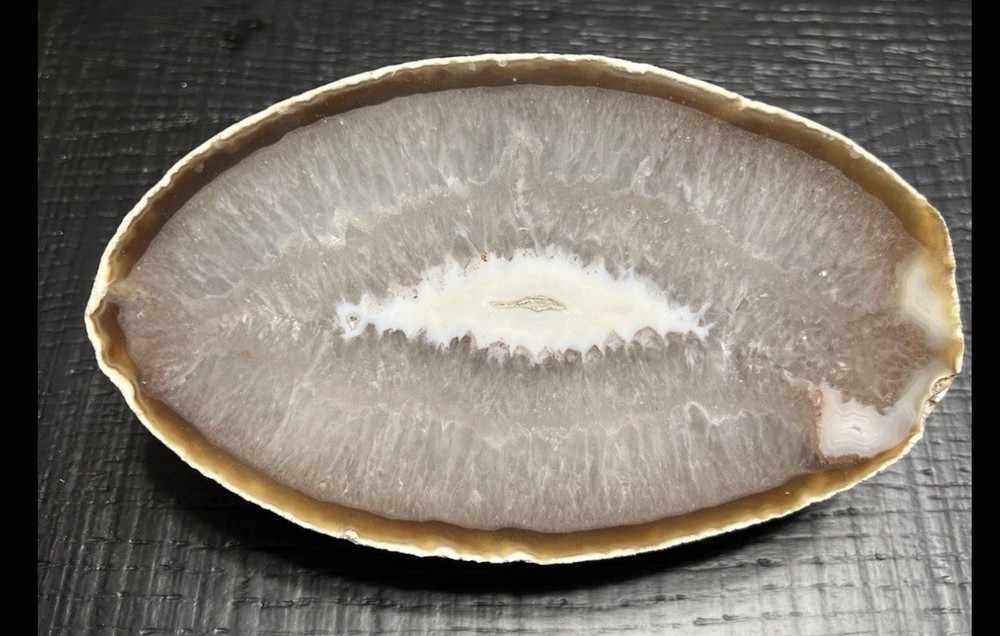 Polished Geode Agate Slab Large Display Piece