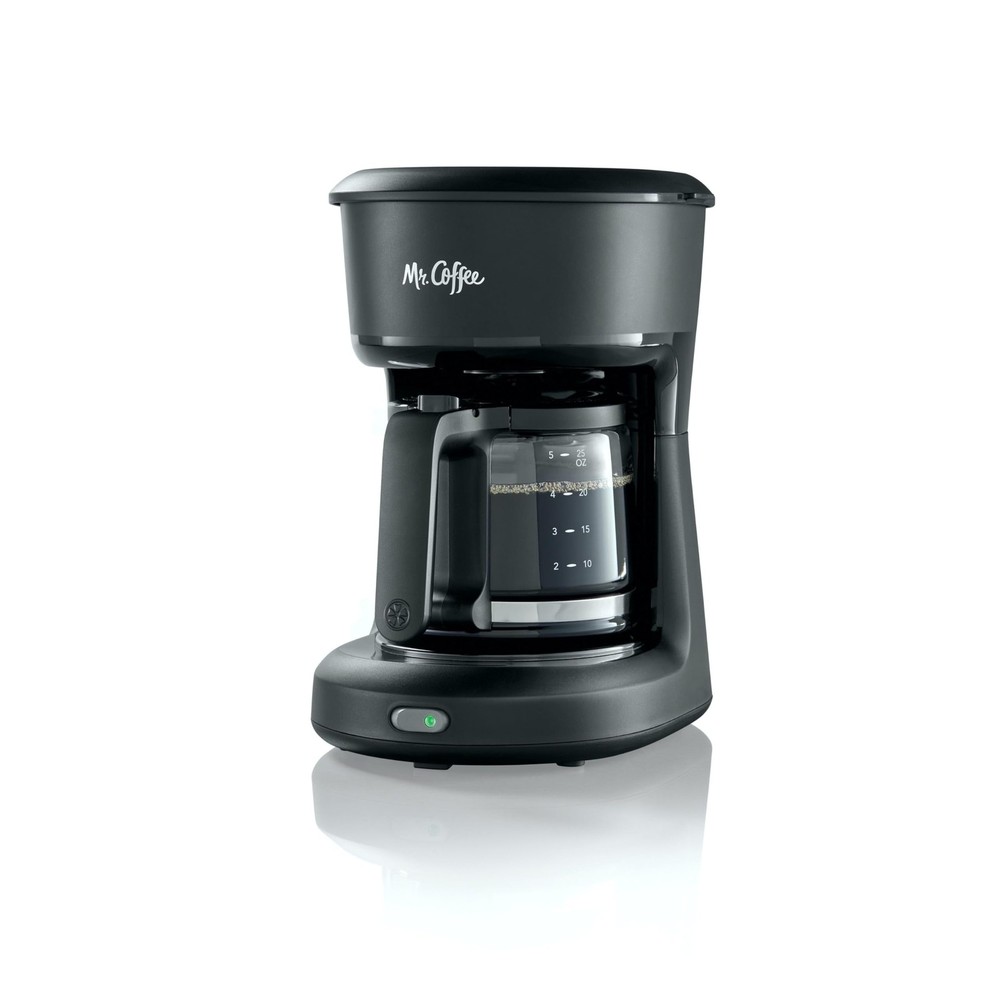 Mr. Coffee® 5-Cup Mini Brew Switch Coffee Maker, Black 5-Cup,