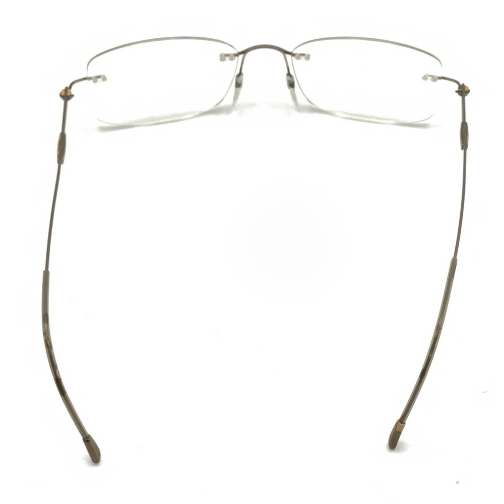 Silhouette Titanium Copper Bronze Rimless Eyeglasses Frames Austria Designer
