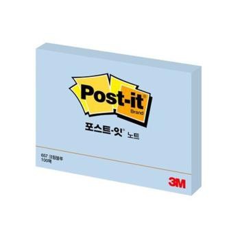 3M Post-it 657 Cream Blue 102x76mm