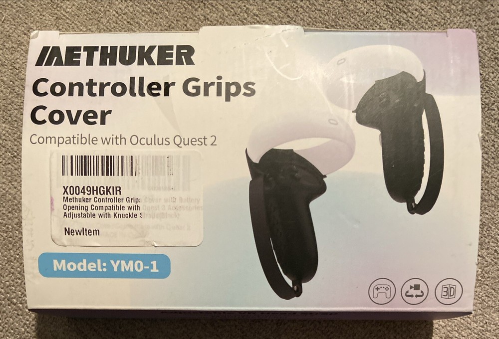 Controller Grip Covers Compatible W/Oculus Quest 2 Model: YMO-1 NEW