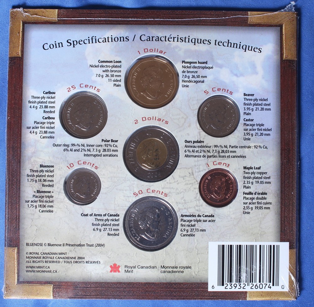 Canada 2004 - Special Congratulations Set - Includes Half Dollar
