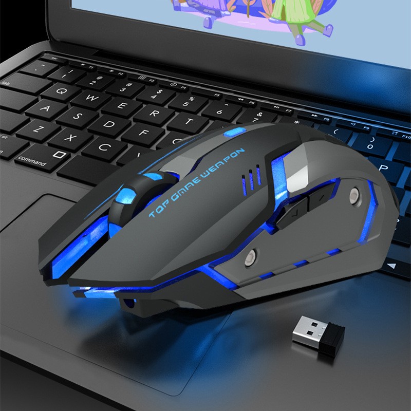 Wireless re-chargeable  High speed Silent Gaming Mouse