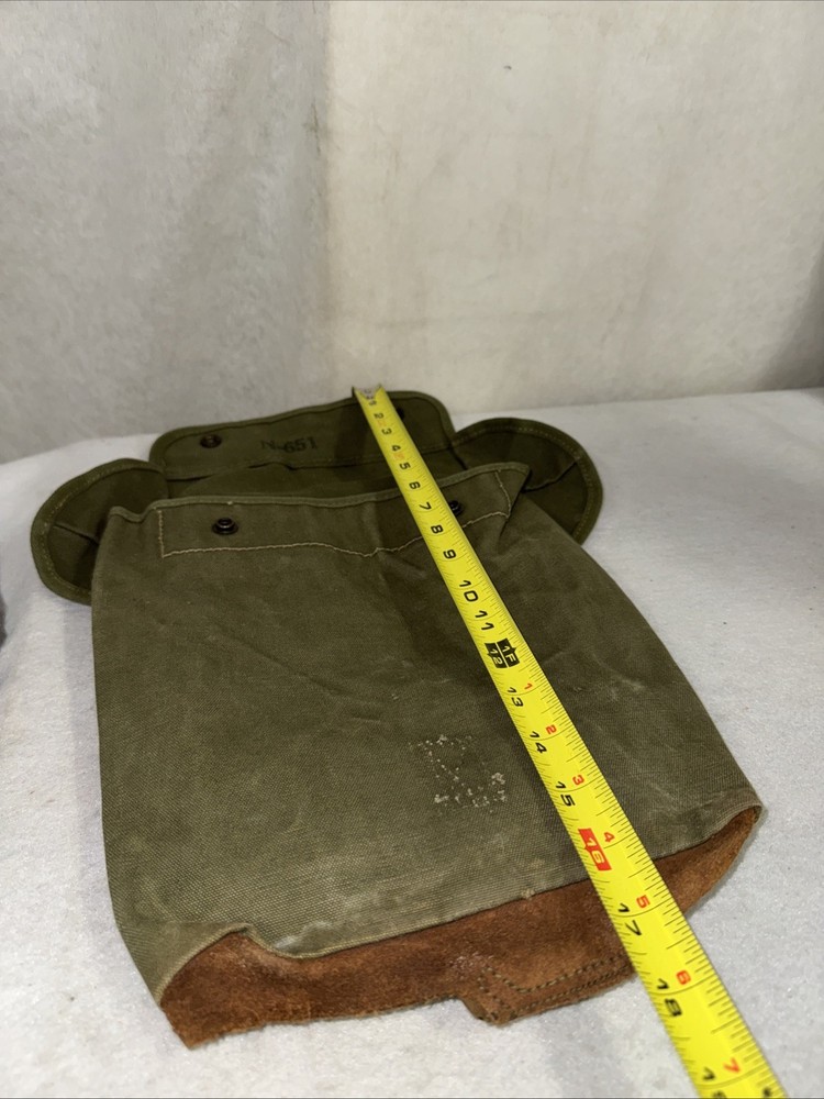 Vintage Canvas Military Bag