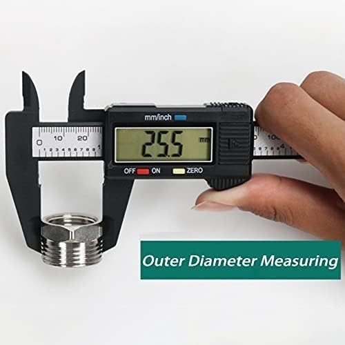 User-Friendly Digital Calipers with LCD Display & Safety Features - 0-6"