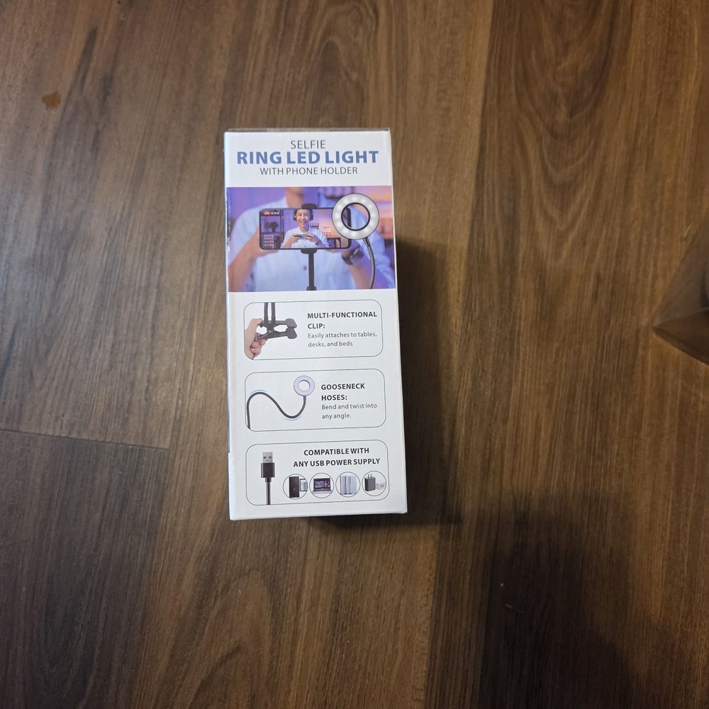 Selfie Ring Led Light With Phone Holder