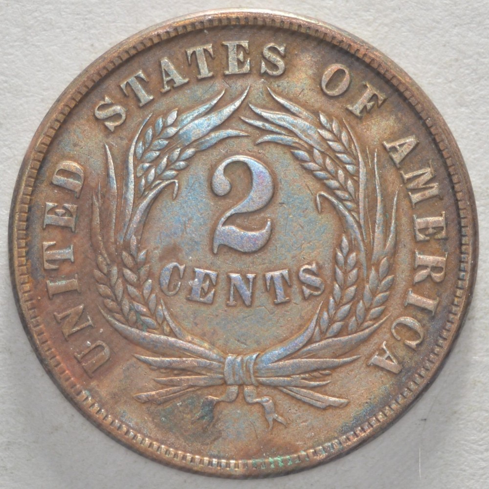 1866- 1864 2 Cent Piece