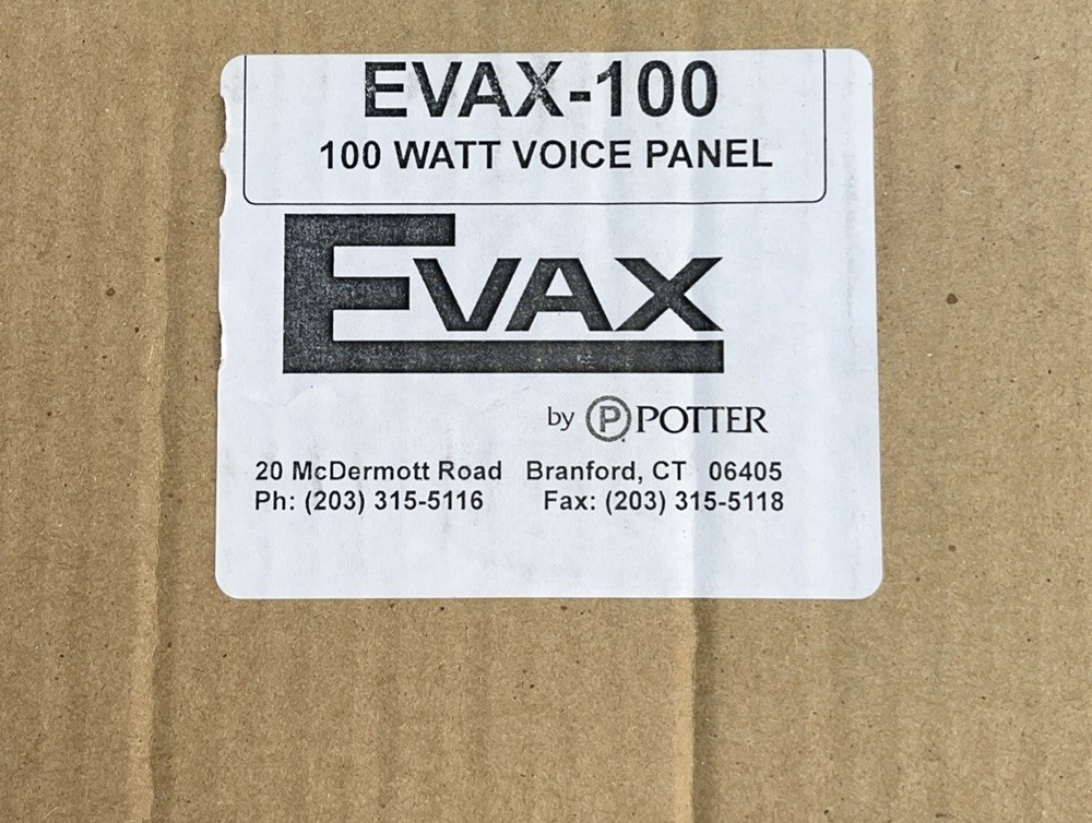 EVAX-100 EVAX POTTER 100 Watts Voice Panel