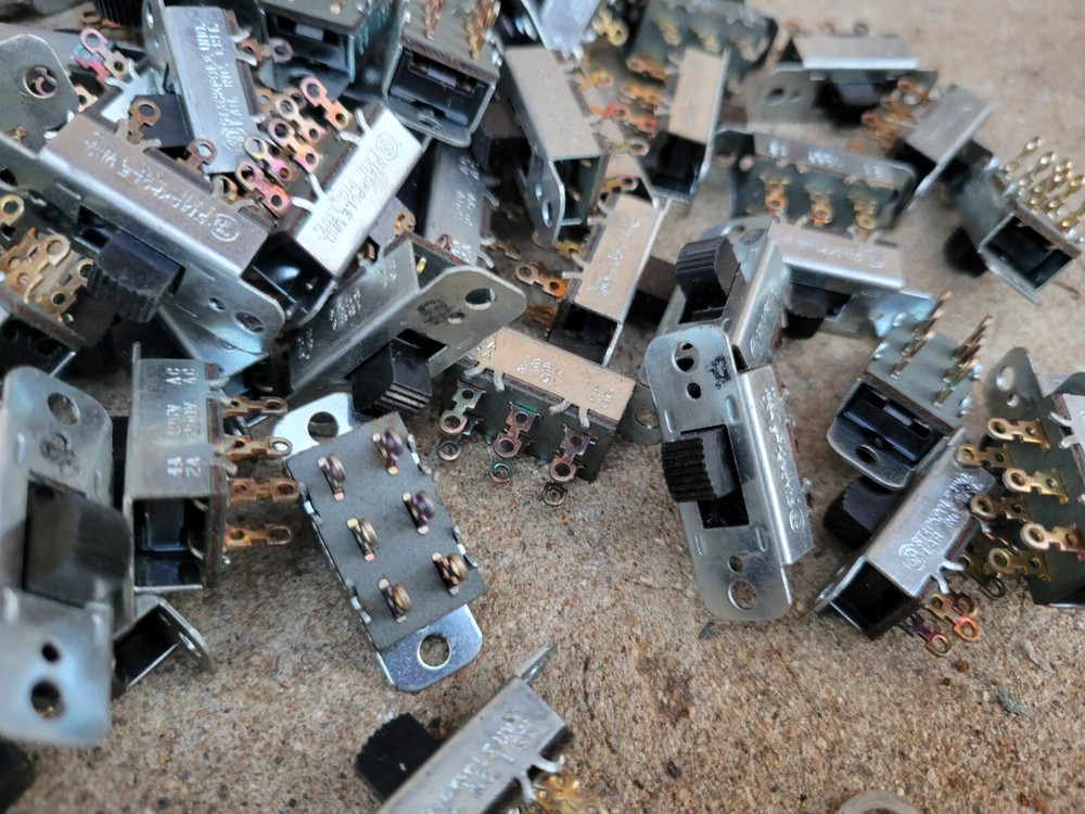 Huge lot of NOS Stackpole Slide Switches