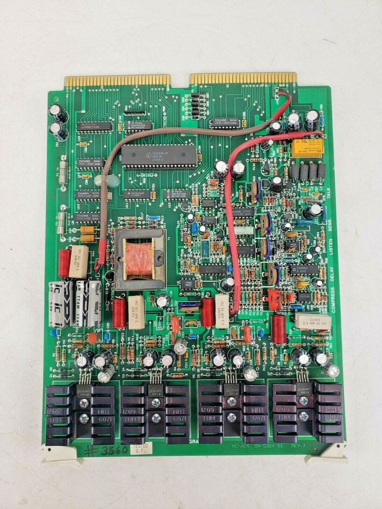 Bogen Multicom 2000 Analog Card MCACA Intercom System Used AS IS MCACB #1