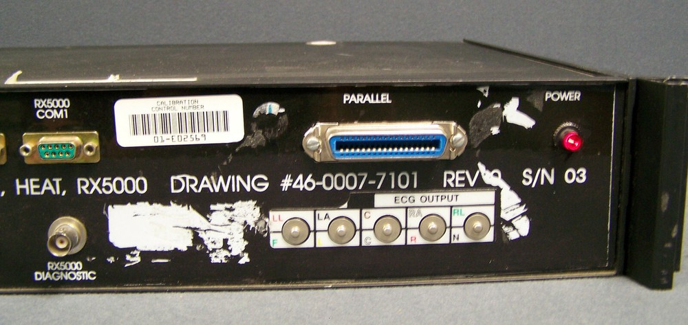 ELECTRICAL EQUIPMENT INTERFACE HEAT RX5000 SN 03