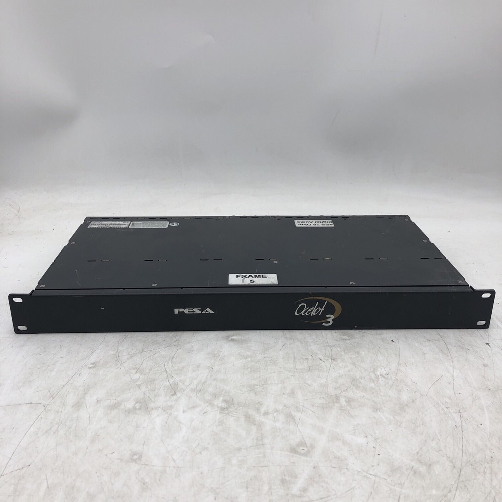 PESA Mainframe Assy Ocelot 3  Analog Video Switch UNTESTED READ