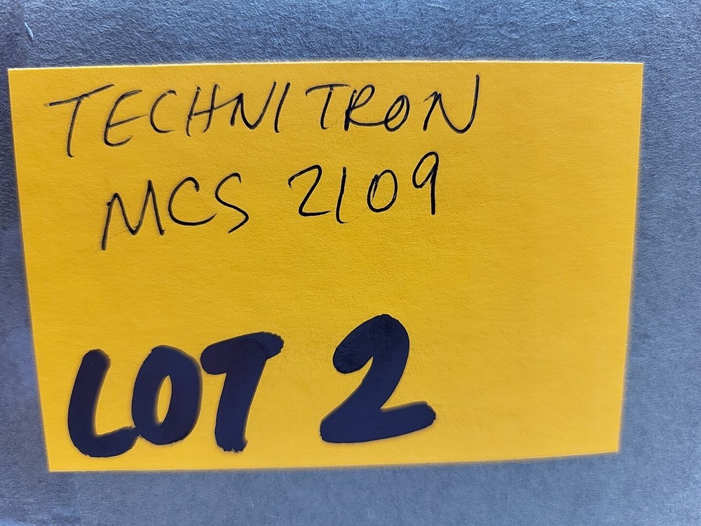 Technitron Mcs 2109 Micro Controlled System For Spot Welder Welding *Used
