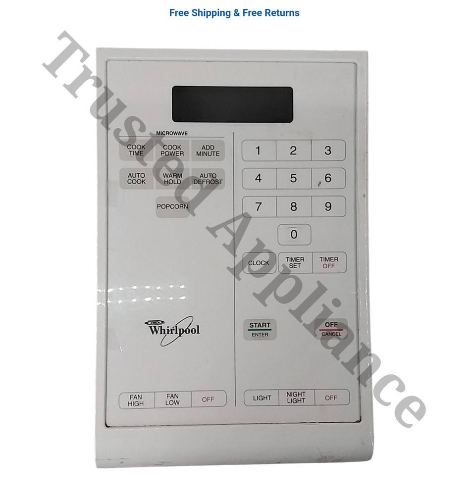 Microwave Control Panel Console 4158311 WHITE