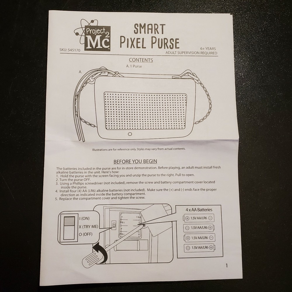Project MC² Smart Pixel Purse