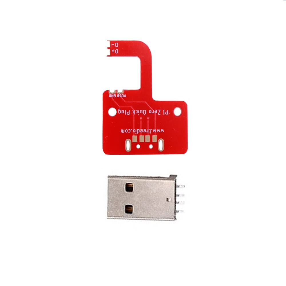 Raspberry Pi Zero/V1.3/Zero W USB-Micro to USB-A Adapter with Power and OTG S...